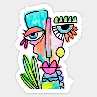 PAINTED FACE Sticker